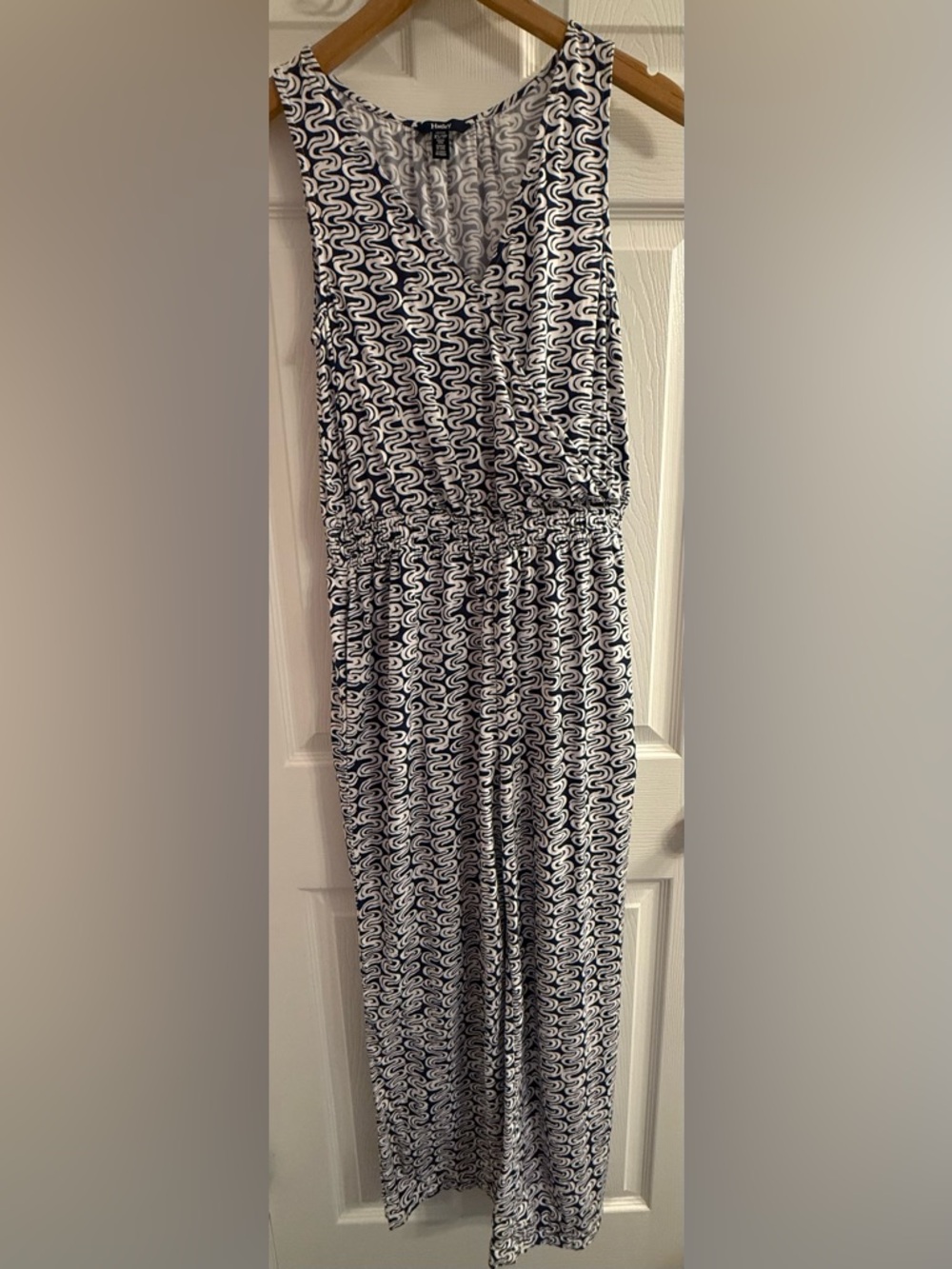Hatley Women’s Jumpsuit Romper-Navy and White Swirl